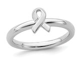 Sterling Silver Awareness Ribbon Ring